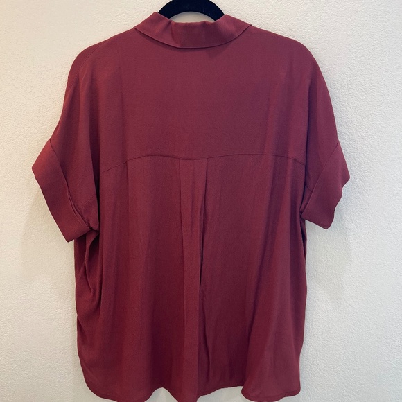 Madewell Drapey Shirt Button Down Shirt SZ L - Picture 3 of 7